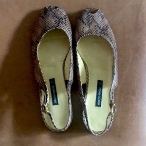 Snake skin size 8 1/2 ladies Bruno Magli